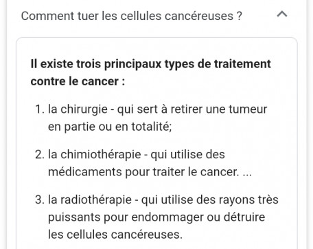 Comment le cancer est-il traité?